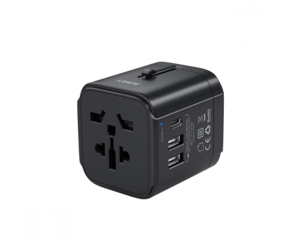 Ładowarka i akumulator Aukey Ładowarka podróżna - adapter EU/US/UK/AUS 15W